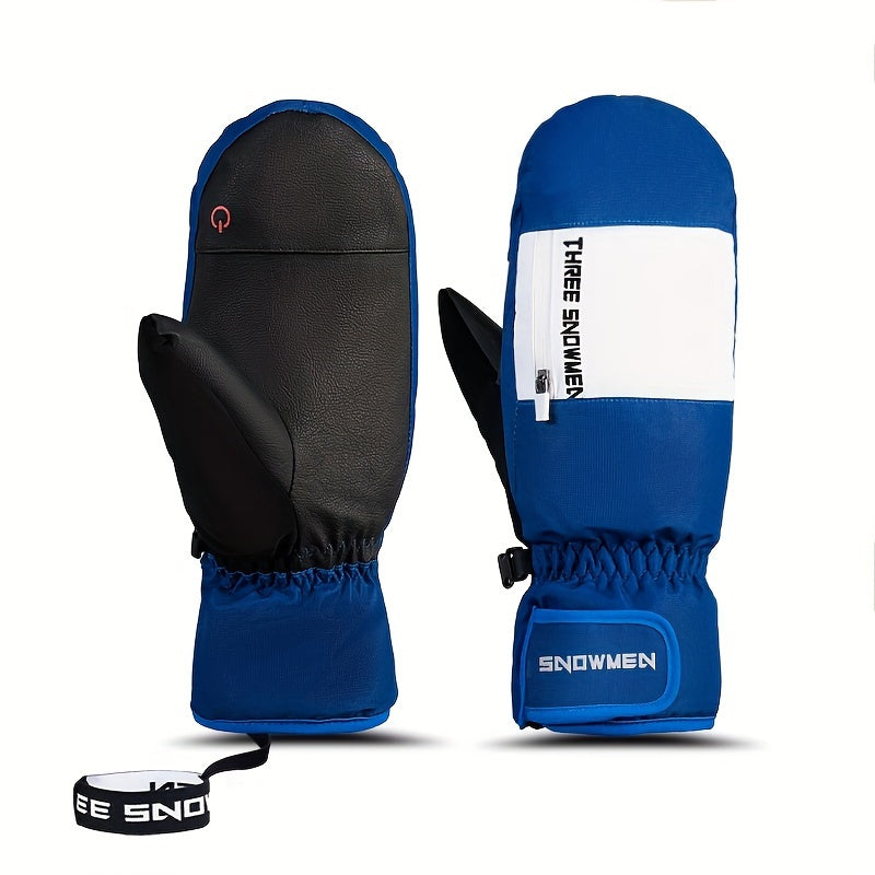 Winter Windproof Outdoor Gloves Waterproof Plush Gloves Touchscreen