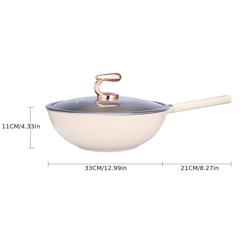Nonstick Aluminum Frying Pan for Gas Stove & Induction Cooker