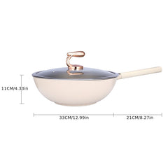 Nonstick Aluminum Frying Pan for Gas Stove & Induction Cooker