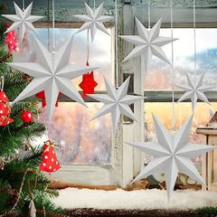 3D Large Paper Star Hanging Light Shade for Christmas Wedding