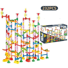 232pcs Puzzle Building Block Track Ball Toy