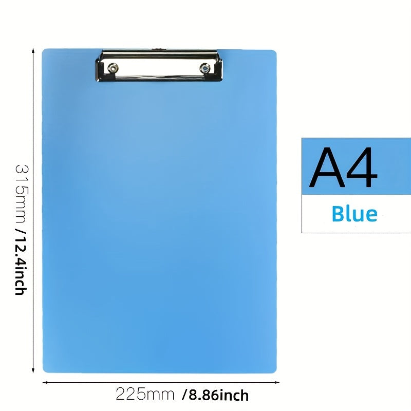 1pc A4 Clipboards With Metal Clip For Office