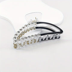 Faux Pearl Hair Claw Colorful Nonslip Ponytail Holder