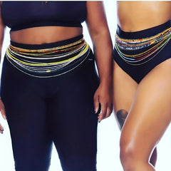 Boho Layer Waist Chain Decorative Belly Chain For Women