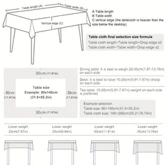 Boho Style Blend Tablecloth for Summer Parties and Events