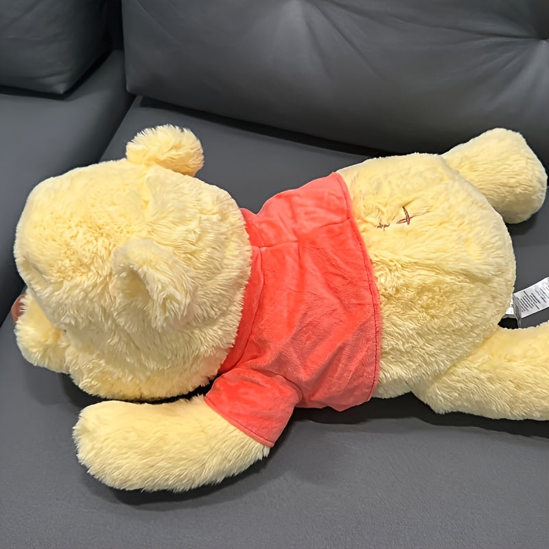 Adorable Winnie Bear Plush Toy with Red Shirt