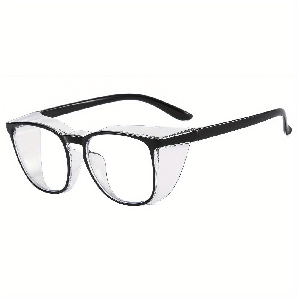 Anti Fog Safety Clear Lens Glasses For Men Women Casual Jelly Frame