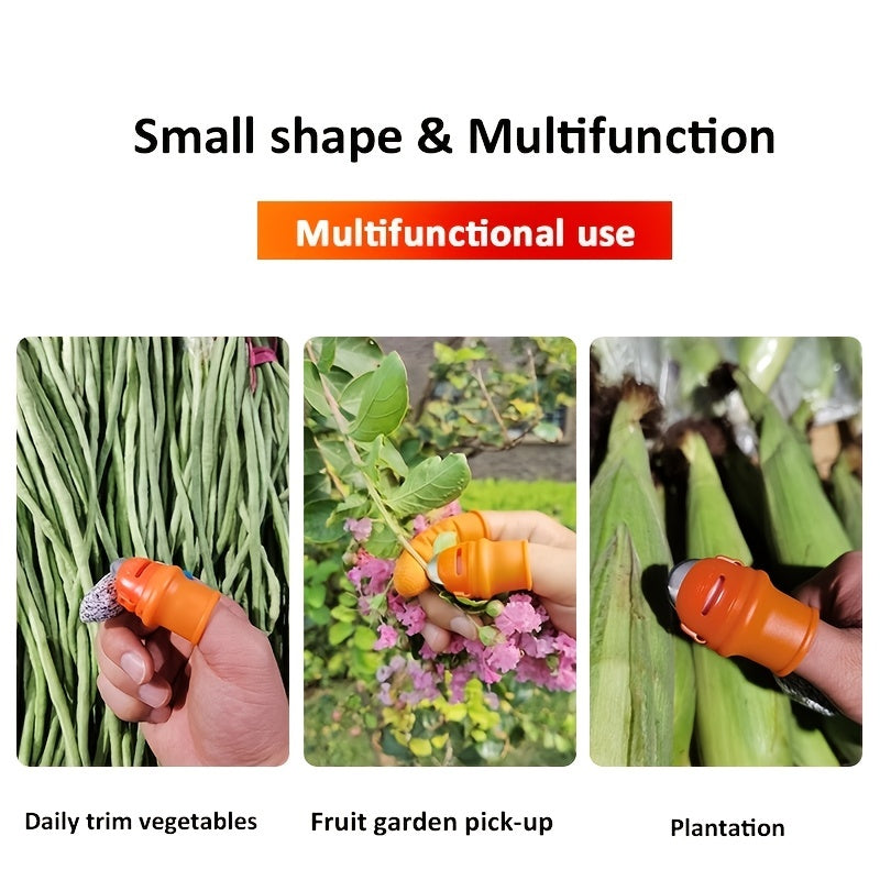Kitchen Picking Finger Gloves Iron Nail Gloves Pepper Picking Thumb