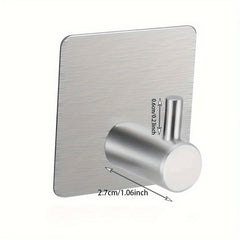 Stainless Steel Wall Mounted Hook Bathroom Sticky Hanger