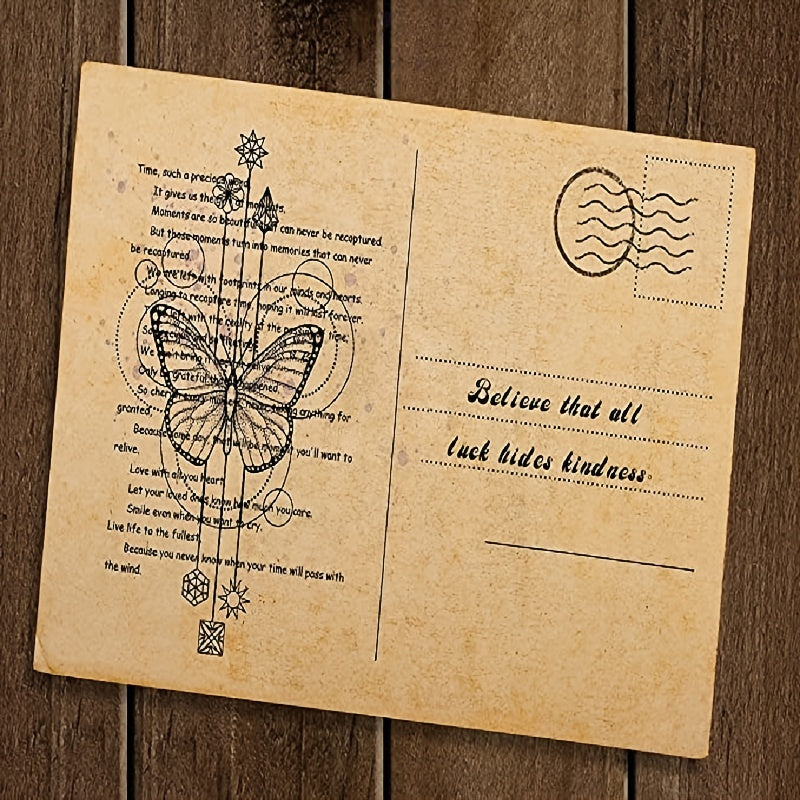 Butterfly Letter Word Clear Stamps for Cards Scrapbooks & More
