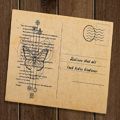 Butterfly Letter Word Clear Stamps for Cards Scrapbooks & More