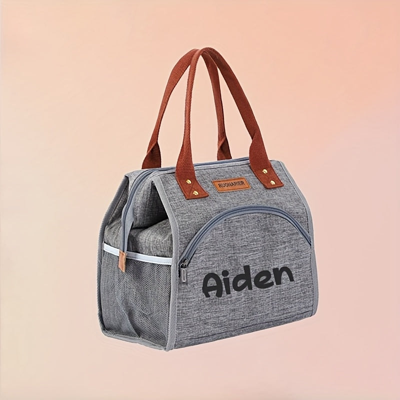 Personalized Insulated Lunch Bag Leakproof Custom Text