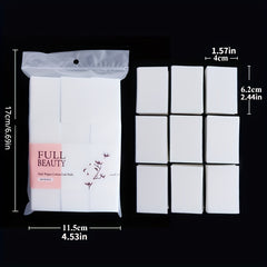 450pcs Nail Polish Remover Wipes Lint Wraps Pads