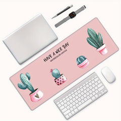 Large Micro Weave Cloth Mouse Pad with Stitched Edges