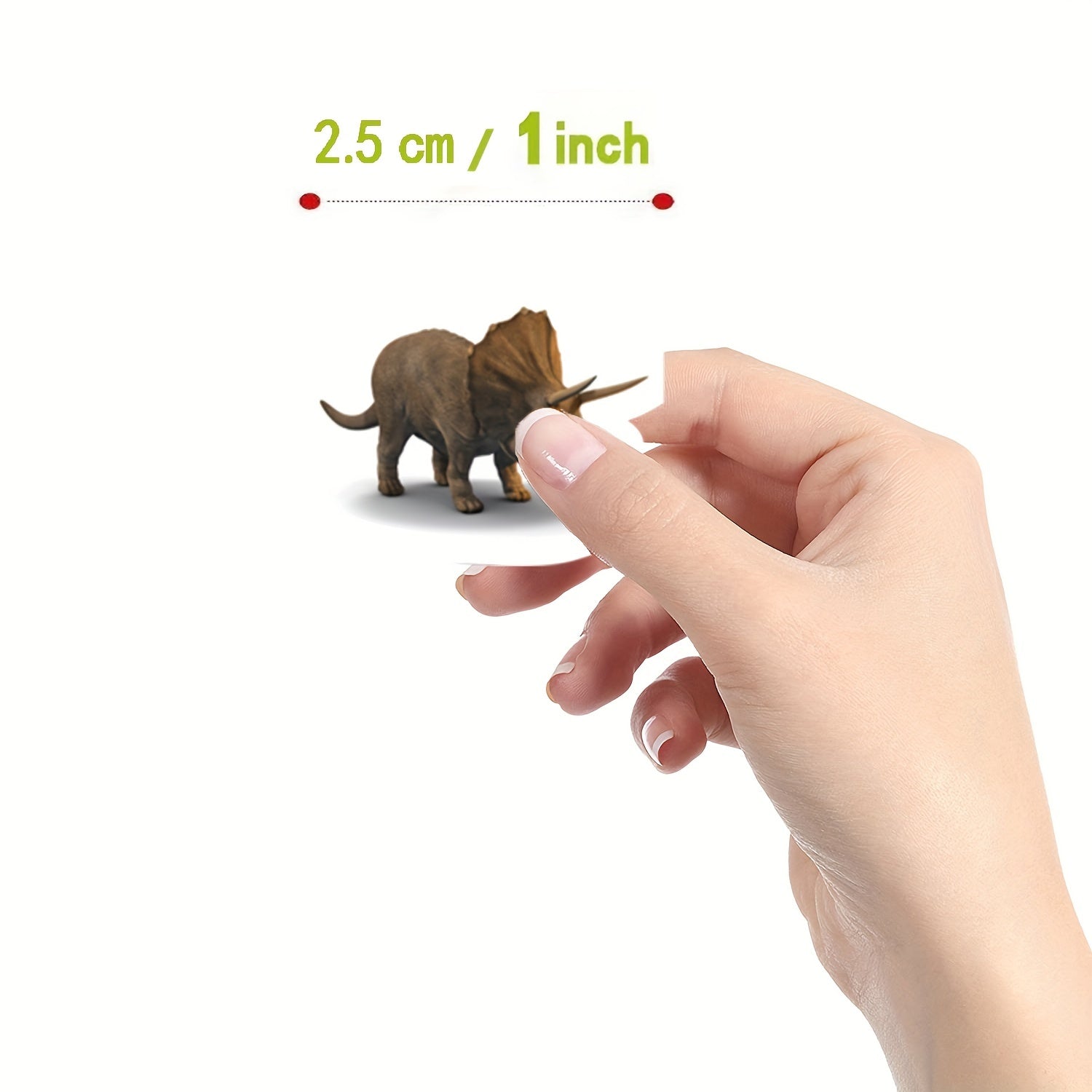 500pcs Dinosaur Sticker Roll Self Adhesive 1 Inch Labels Fun Patterns Scrapbooki