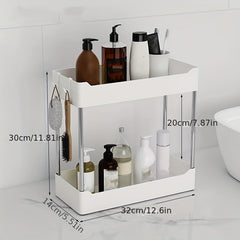1pc Kitchen Gap Storage Shelf Toilet Narrow Small Storage Basket Cabinet