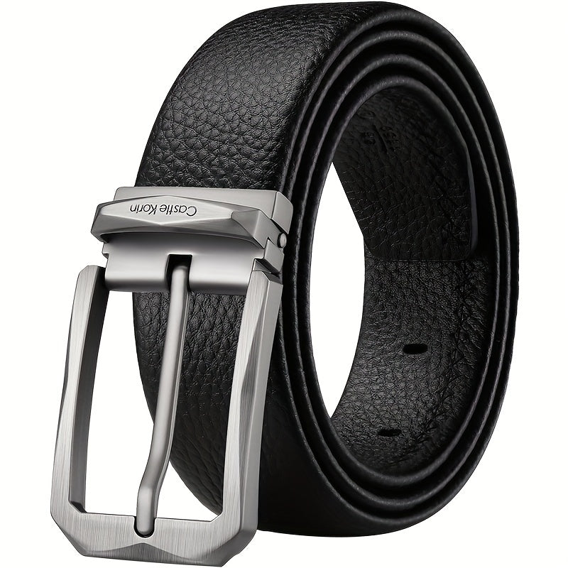 Men's Business Leather Belt - 47.24in x 1.37in