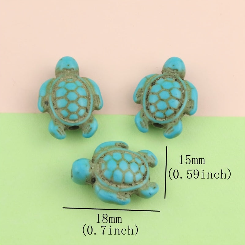 23pcs Turquoise Beaded Diy Jewelry Accessories