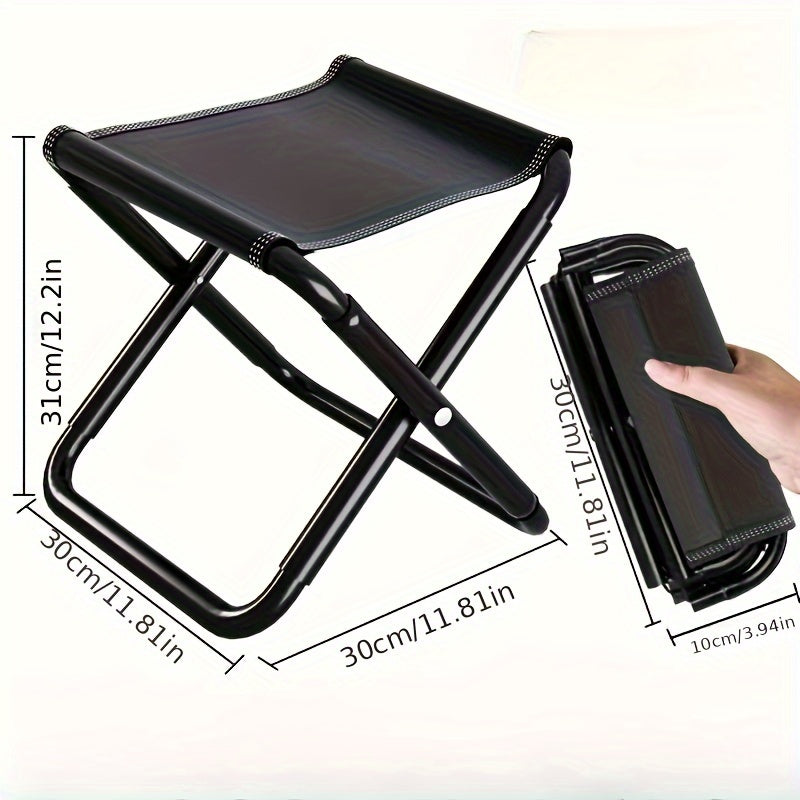 Stainless Steel Folding Stool for Outdoor Adventures