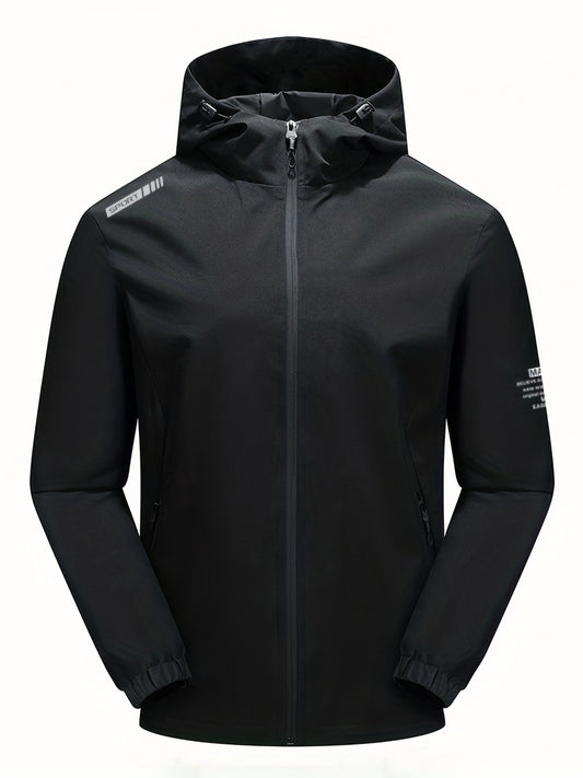 Men's Casual Windbreaker Jacket for Outdoor Activities