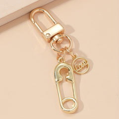 Metal U-shaped Keychain Pin Pendant
