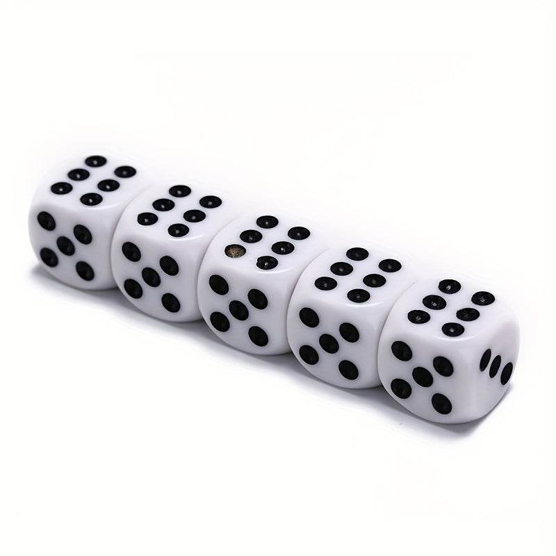 5pcs 16mm Drinking Dice Acrylic Round Corner for Party