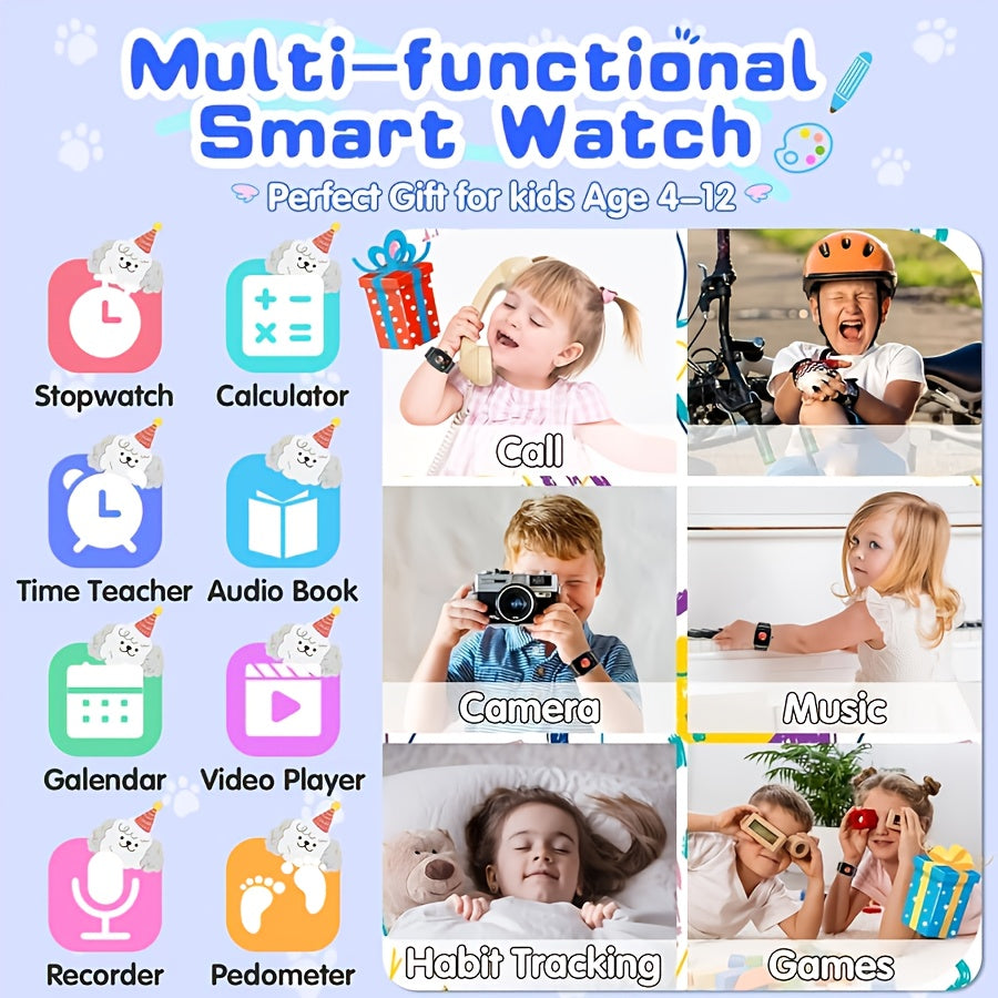 Kids Smart Watch Sleep Monitor Games Alarm High Smart Watch Boys Girls