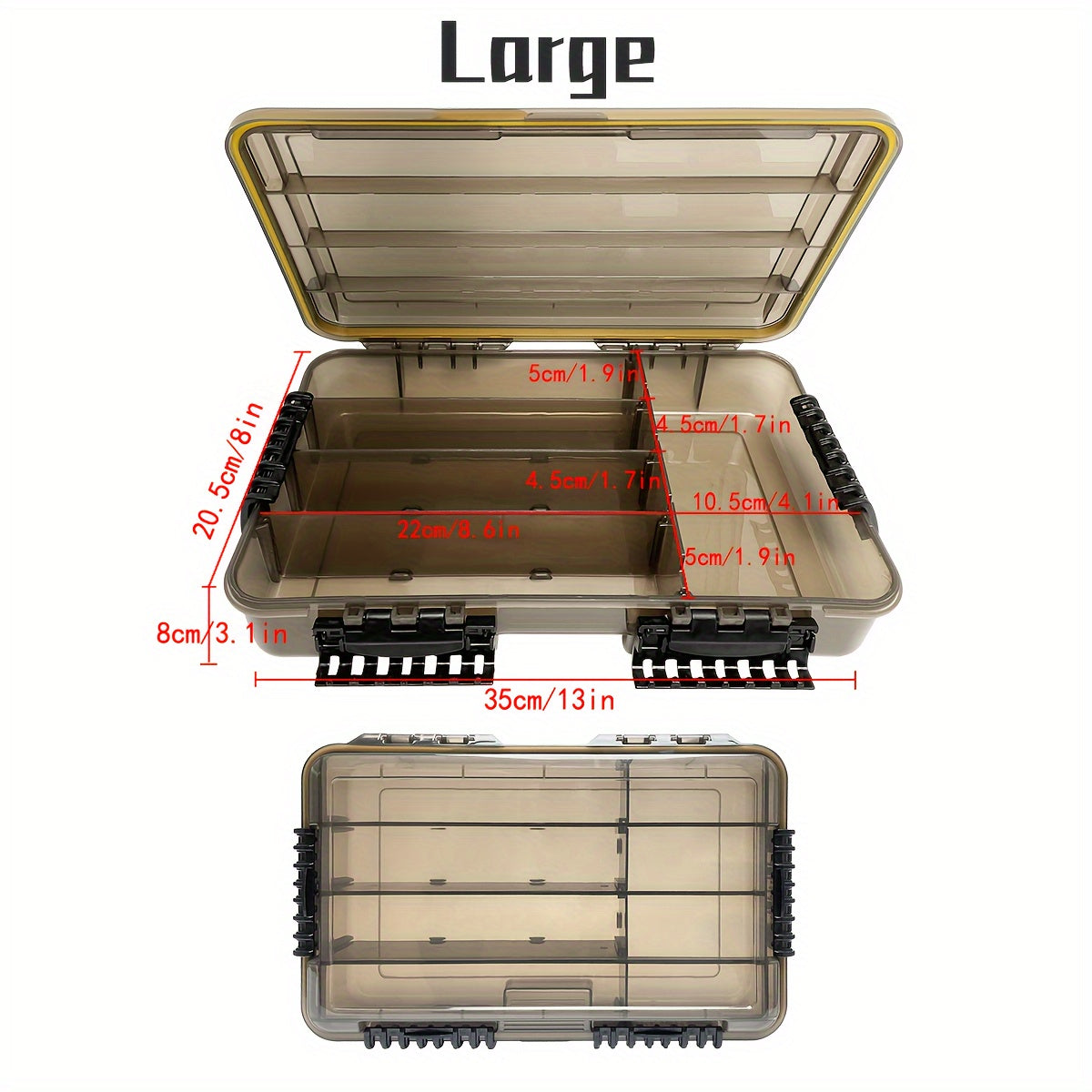 Waterproof Parts Storage Box Small Tool Organizer Plastic Household Screw Box
