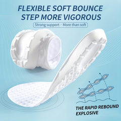 Men's Soft Foot Support Insoles Latex Memory Foam Orthopedic Sports Insoles