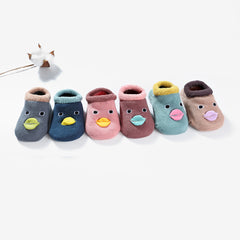 6 Pairs Baby Animal Floor Socks for Boys and Girls