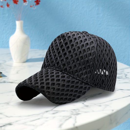 Breathable Mesh Sun Hat for Men Outdoor Baseball Cap