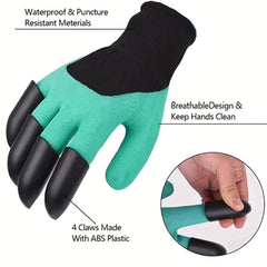 Garden Gloves With Claws for Women and Men, Yard Work Safe Gloves