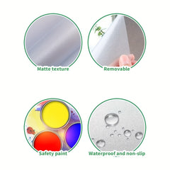 6Pcs Cartoon Octopus Bathtub Stickers Waterproof