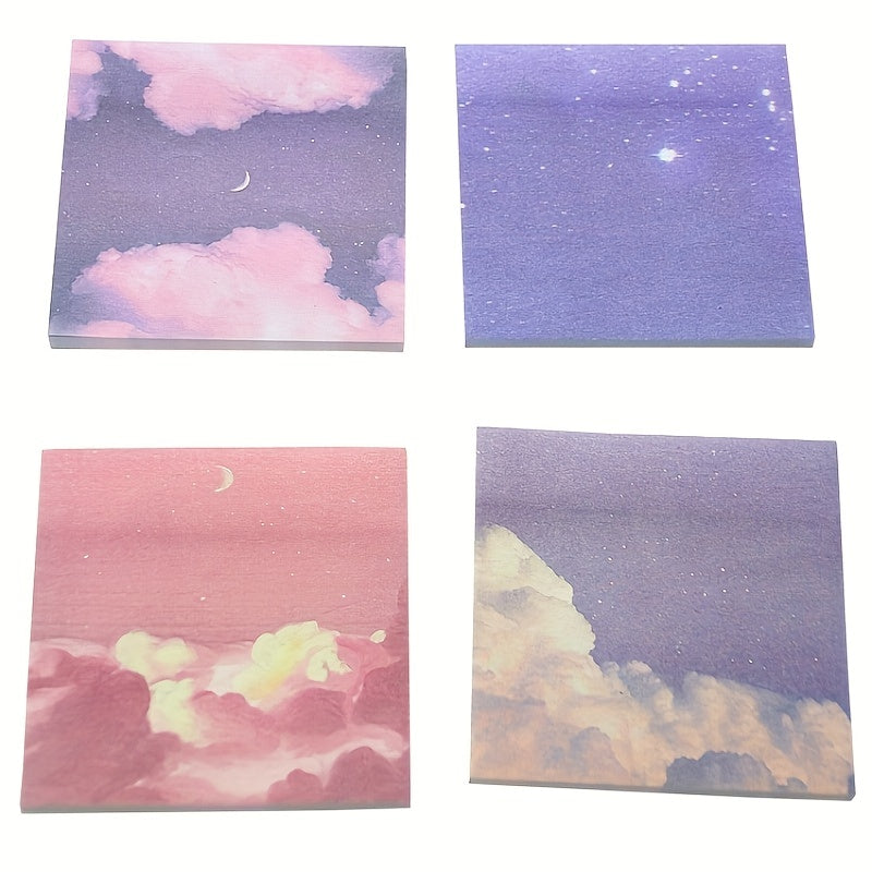 50pcs Tearable Star Notes for Office School and Home