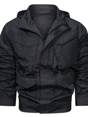 Men's Lightweight Hooded Trench Jacket
