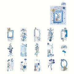 30pcs Eye-catching Craft Stickers for Journal Book Decoration PET Material