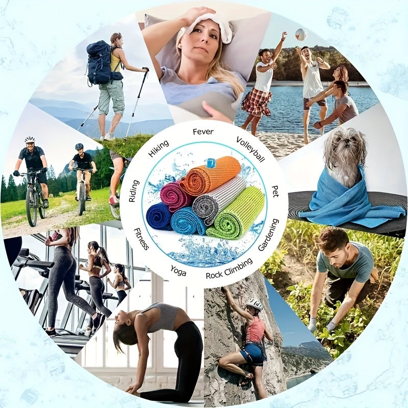 Sports Cooling Towels Quick Drying Microfiber Soft Breathable Towel