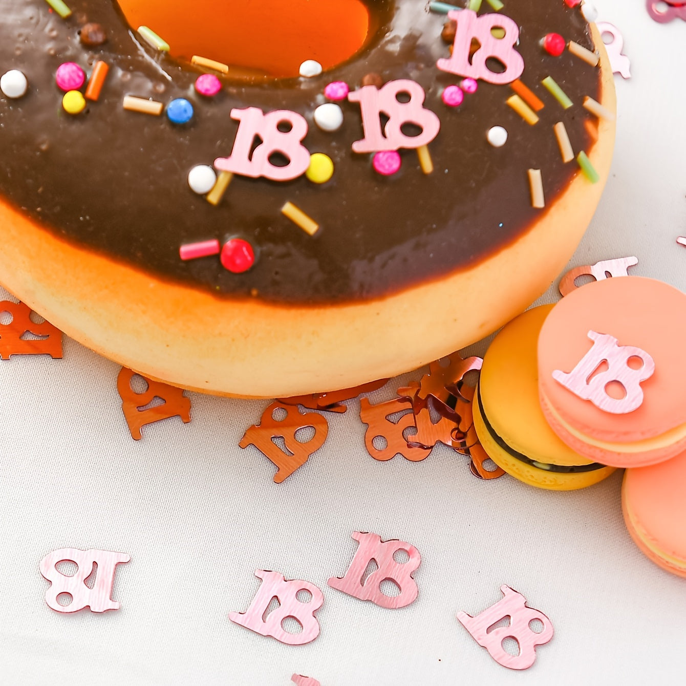 Rose Gold Party Confetti Sprinkles for Decorations