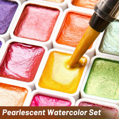 30 Colors Watercolor Paint Set for Artists