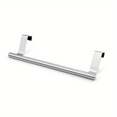 Stainless Steel Towel Rack for Bathroom and Kitchen Curved Door Storage