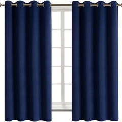 Blackout Curtains 52x84inch Navy