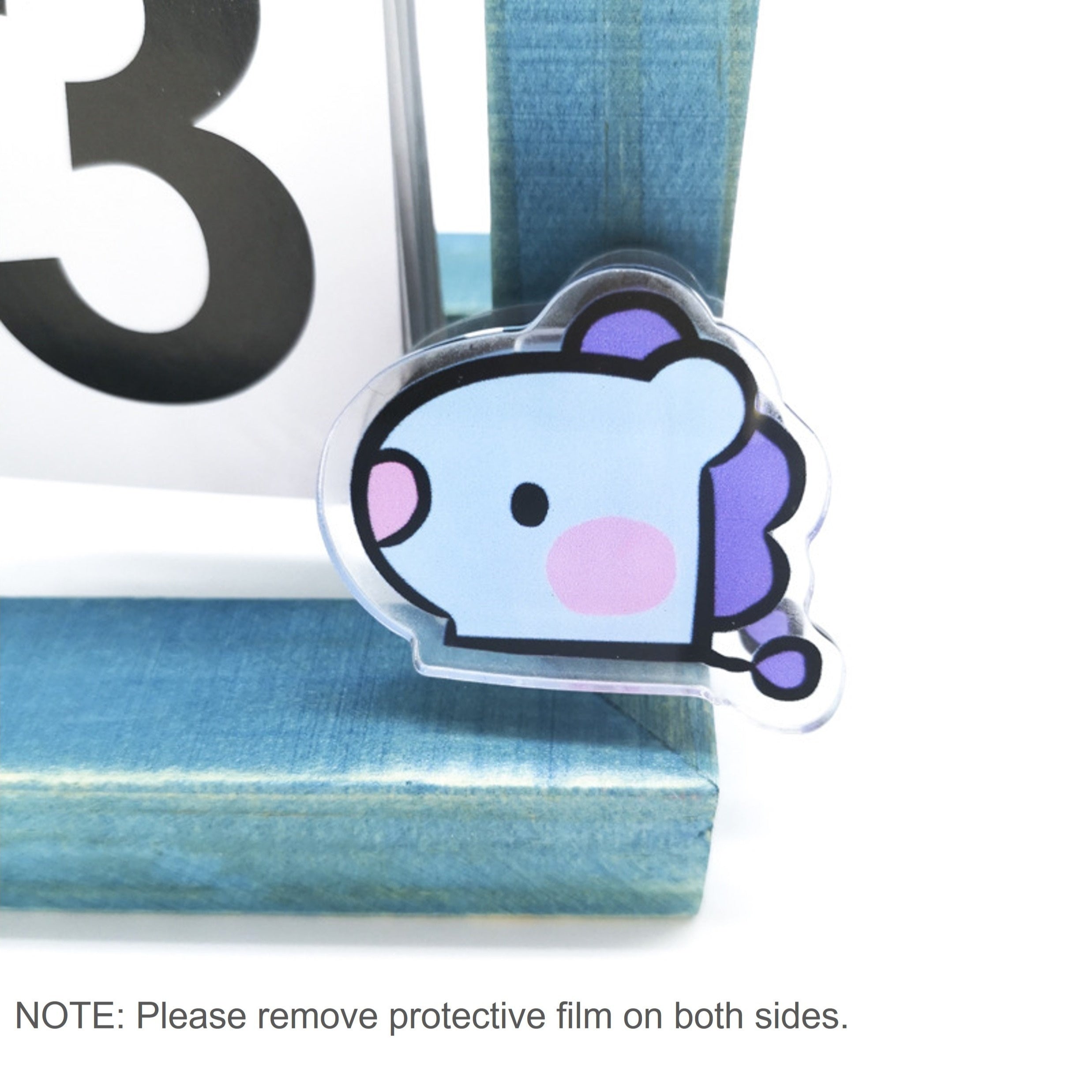 Cartoon Animal Bilayer Clip For Notebook Ticket