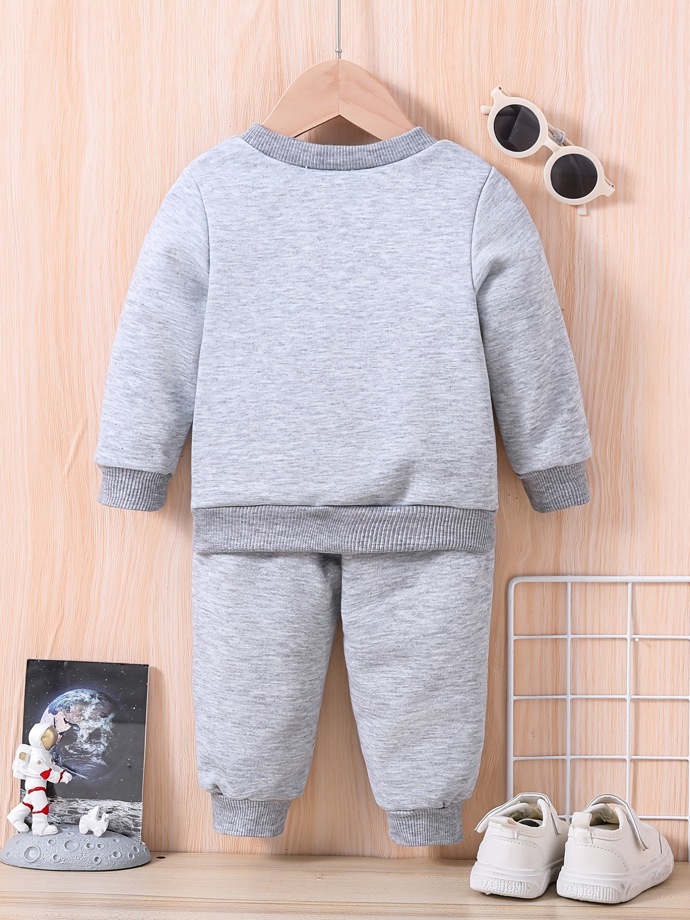Baby Sweatshirt Trousers Set Kids Funny List Print Outfit