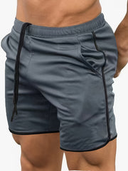 Men's Quick Dry Casual Shorts Stretch Waist Gym Workout Summer Drawstring