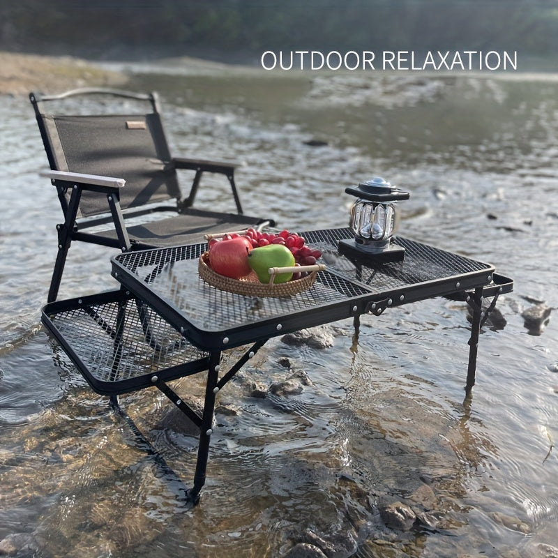 Portable Aluminum Folding Table for Camping and Travel