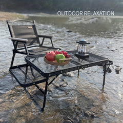 Portable Aluminum Folding Table for Camping and Travel