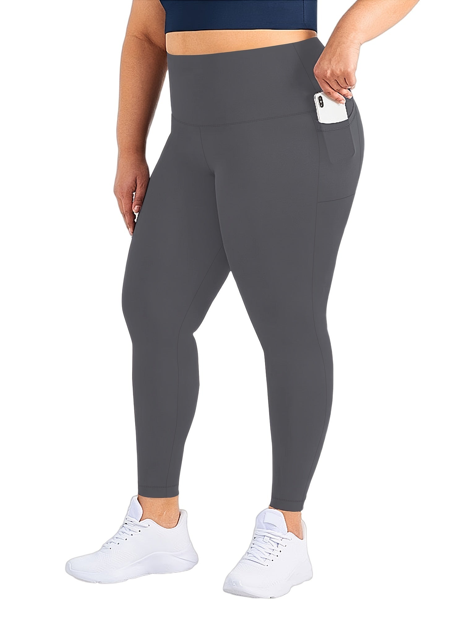  High Rise Skinny Leggings with Pockets