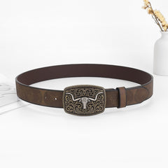 Men's Casual Vintage Western Cowboy Belt