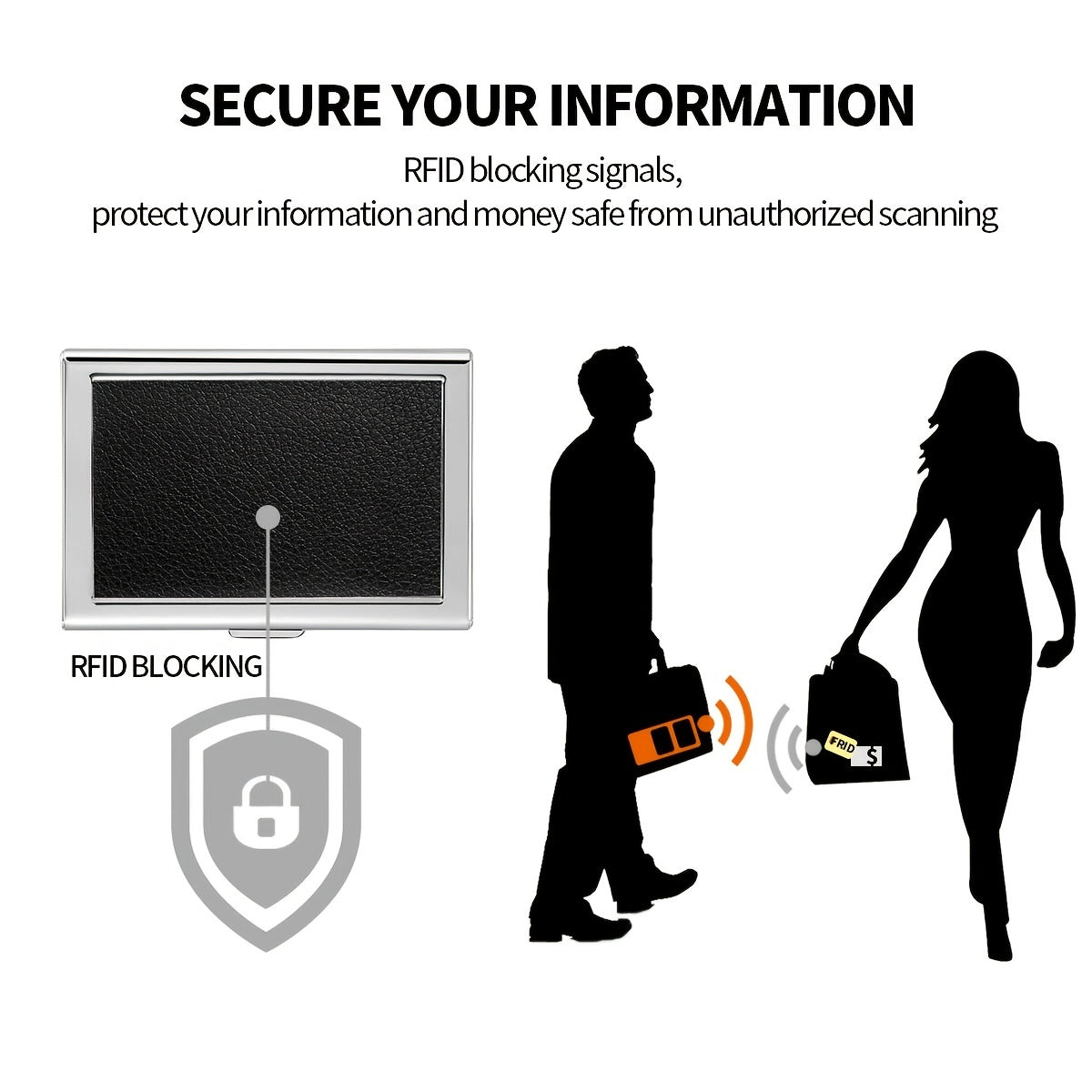 RFID Credit Card Holder Men Wallet Short Purse