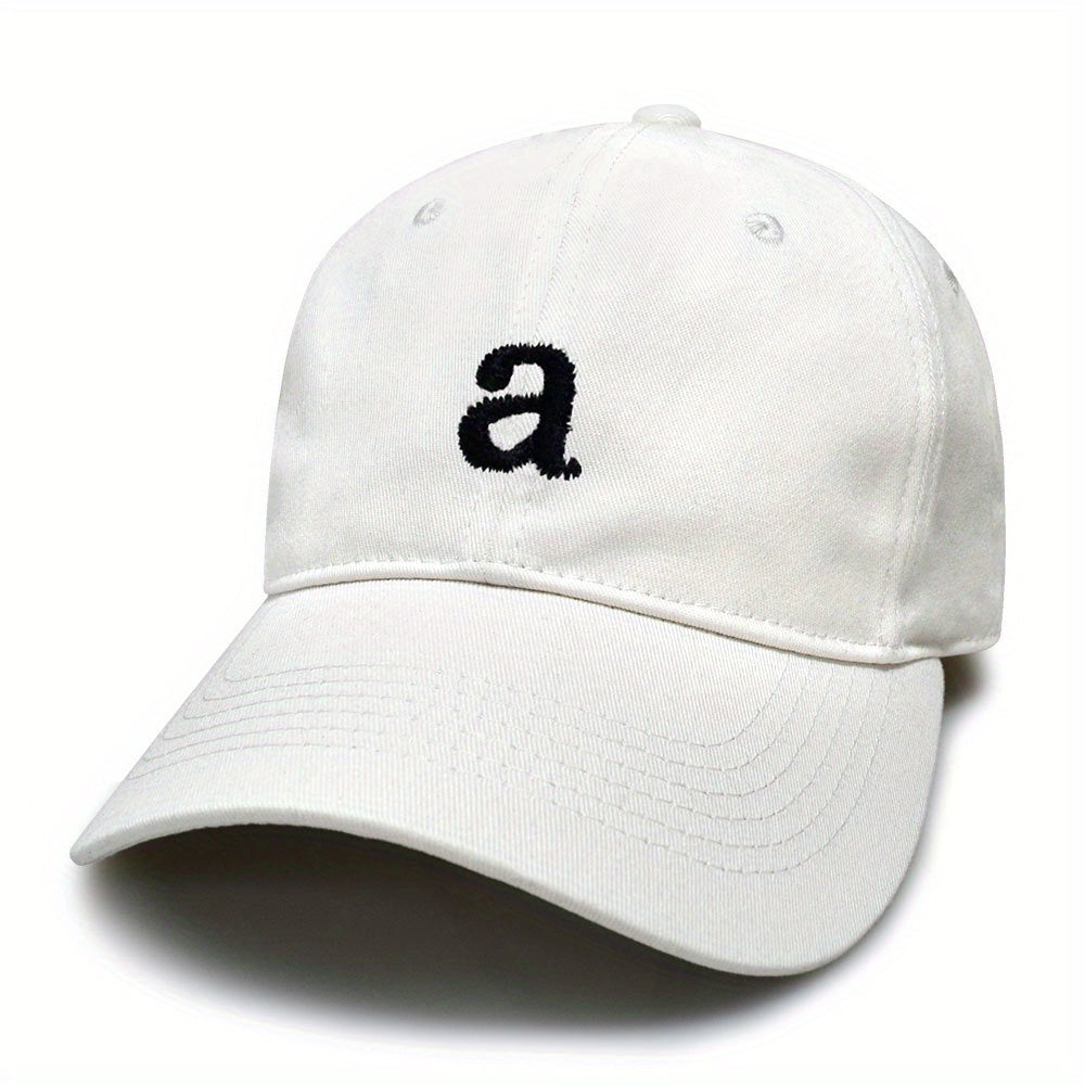 Embroidered Baseball Cap Solid Cotton Dad Hats Lightweight Sun Hats